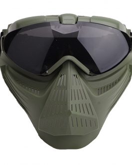 Tactical Airsoft Full Face Mask With Goggles