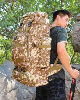 Hot 75L Large Capacity Camouflage Tactical Backpack