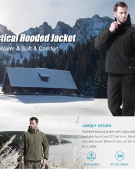 Tactical Soft Shell Waterproof Turtleneck Jacket