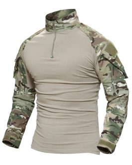 Multicam Camouflage Combat Long Sleeve T-Shirt