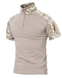 Short Sleeve Camouflage Breathable T Shirt