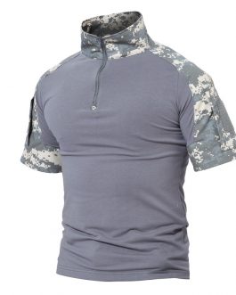 Short Sleeve Camouflage Breathable T Shirt