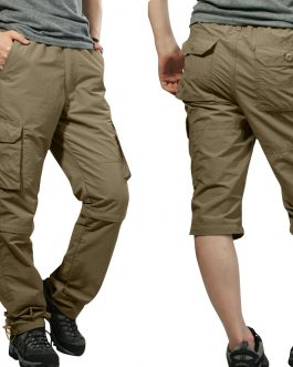 Cargo Pant Solid Convertible Trouser