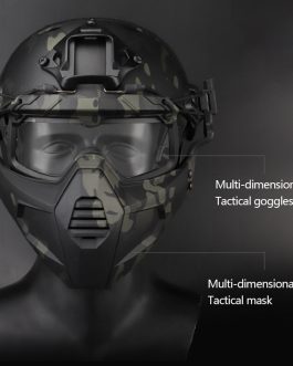 Goggle Mask Tactical Glasses With Detachable Mask