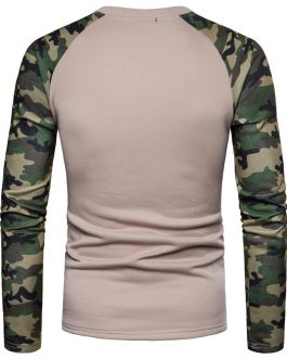 Camouflage Sleeves Tactical T Shirt