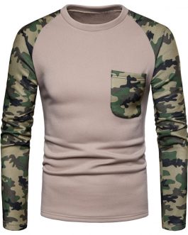 Camouflage Sleeves Tactical T Shirt