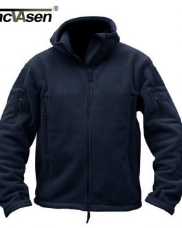 Winter Fleece Thermal Hooded Tactical Jacket