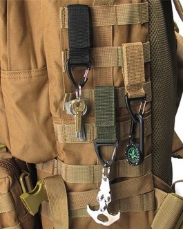 Tactical Backpack Triangle Carabiner Molle Hanging System